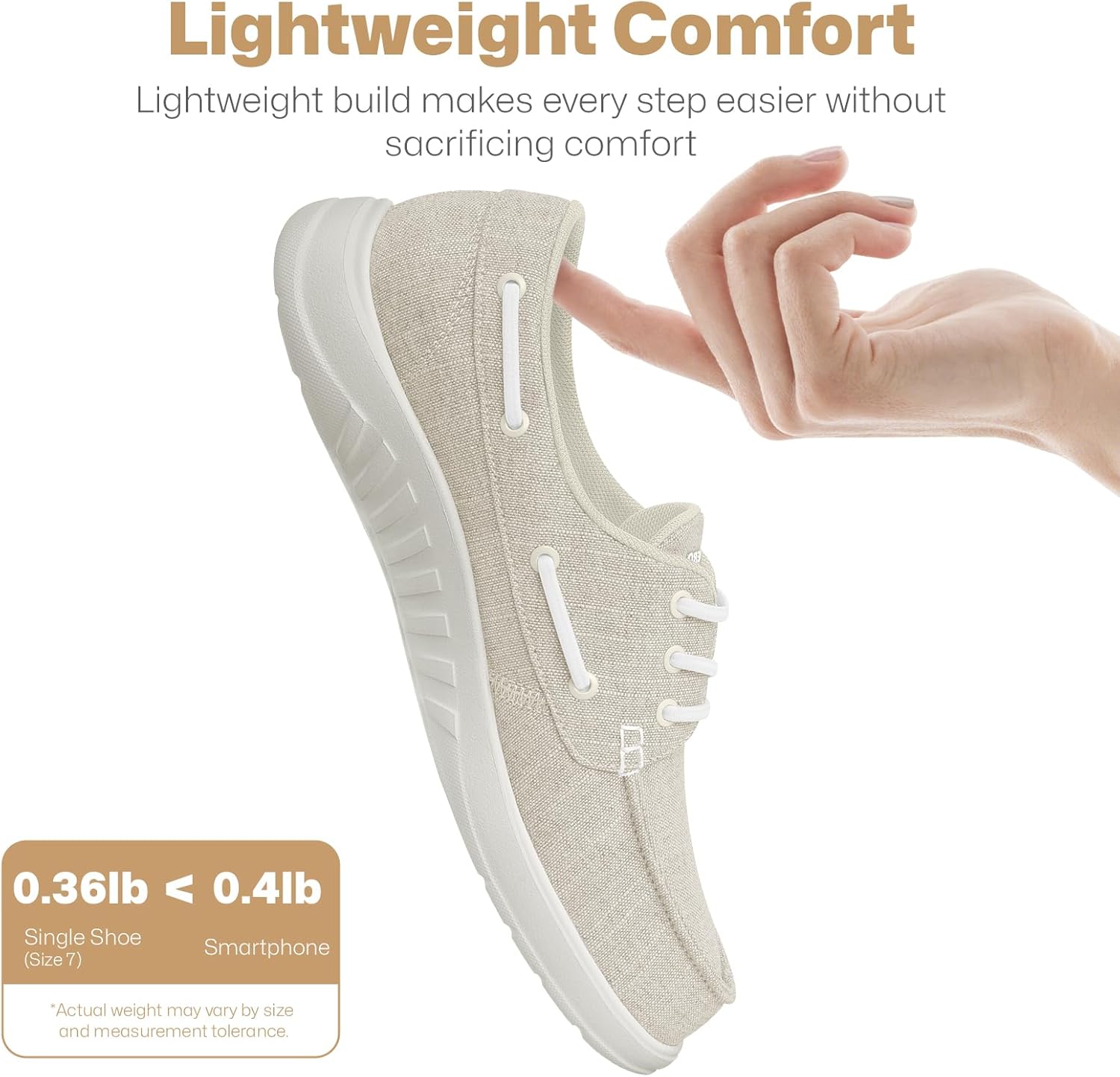 Womens Walking Shoes with Arch Support，Lightweight Orthopedic Slip On Shoes Women ，Breathable Womens Loafers for Daily Walking - Image 3