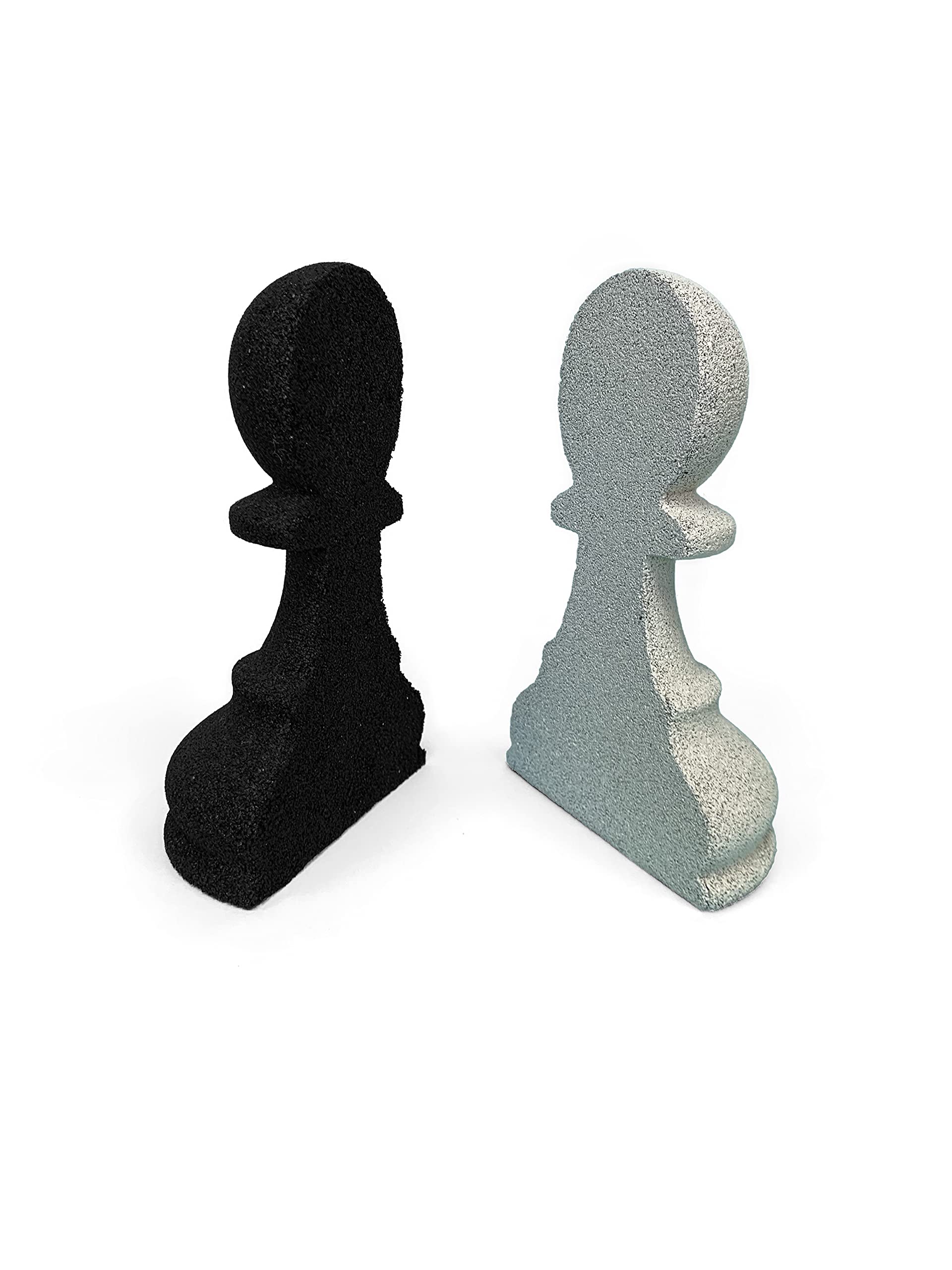 Sujetalibros con Forma de peón de ajedrez. Figura ecológica de Caucho Reciclado Made in Spain