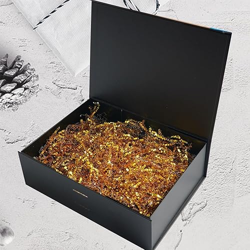 Miniatura 65 de Uptotop Relleno de papel de corte arrugado de 1/2 libra para rellenar cestas de regalo, cumpleaños, Navidad, Acción de Gracias, boda, día