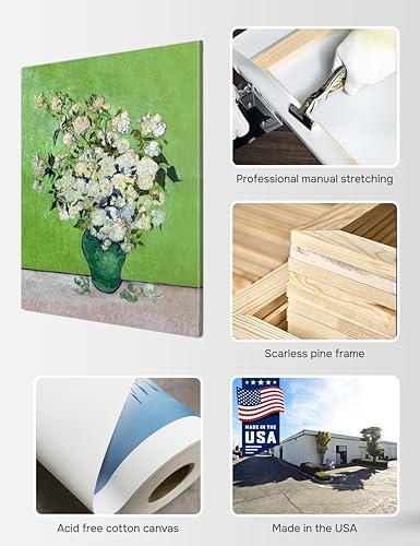 Vista 445 de DECORARTS - Almond Blossom Tree - Vincent Van Gogh Art Reproduction. Giclee Canvas Prints Wall Art for Home Decor 30x24