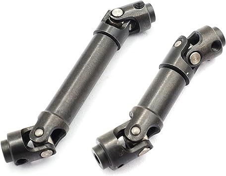 Carbon Steel Drive Shafts for 1/30 Axial SCX30 RC CrawlerBlack | SCX30 Driveshaft Front Rear Drive Shaft,CNC Machined,Easy to Install,High Strength