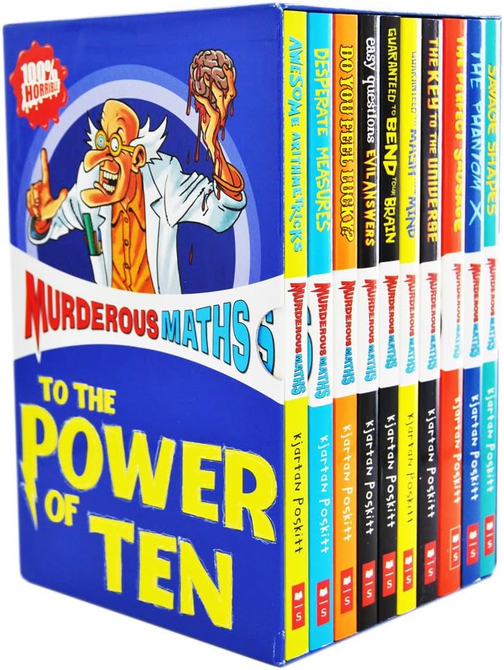 Murderous Maths X 10 Books Slip