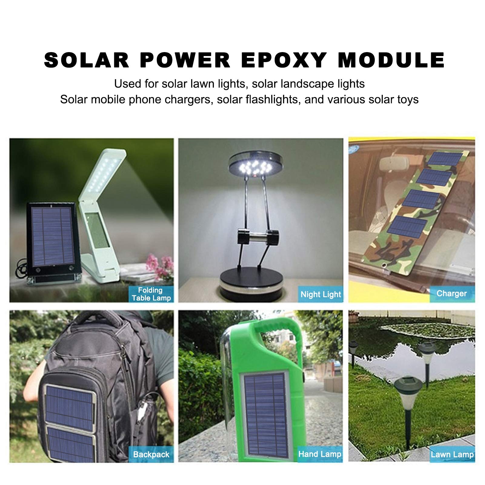 1 Piezas 6V 6W 170 x 230 mm,Micro Mini Células de Panel Solar, Mini Células Solares Polisilicio con 200cm Cable Negro Rojo para DIY Materiales de Juguete Eléctrico Células Fotovoltaicas Solares