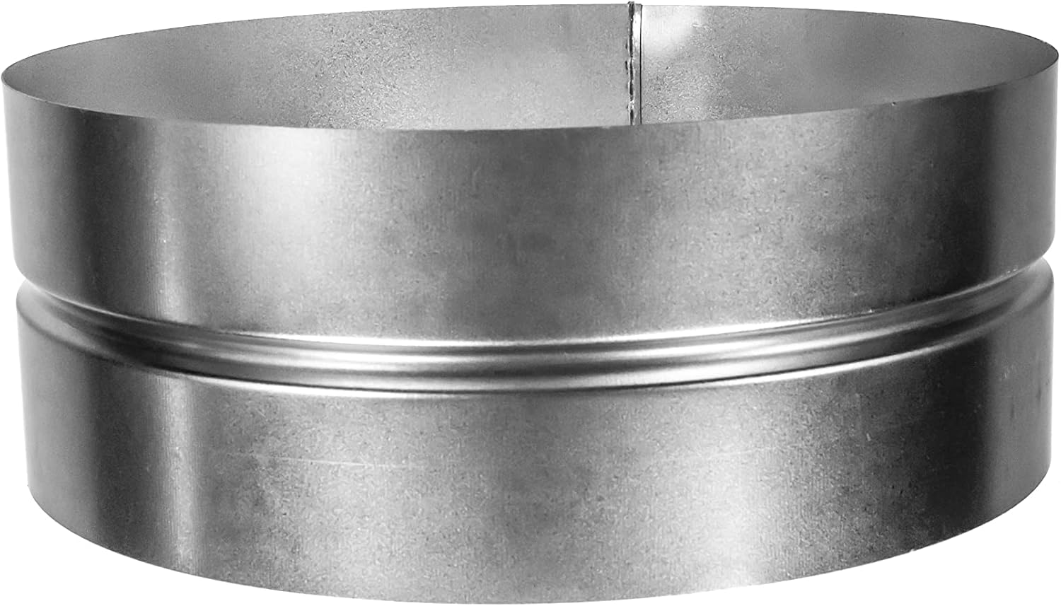 Repa Market Female Fit 12 Inch Galvanized Steel Dryer Duct Connector - HVAC Ducting Metal Vent Extender - 12 inch Duct Connector, Dryer Vent Pipe Coupling, Dryer Vent Coupler, Dryer Hose Connector