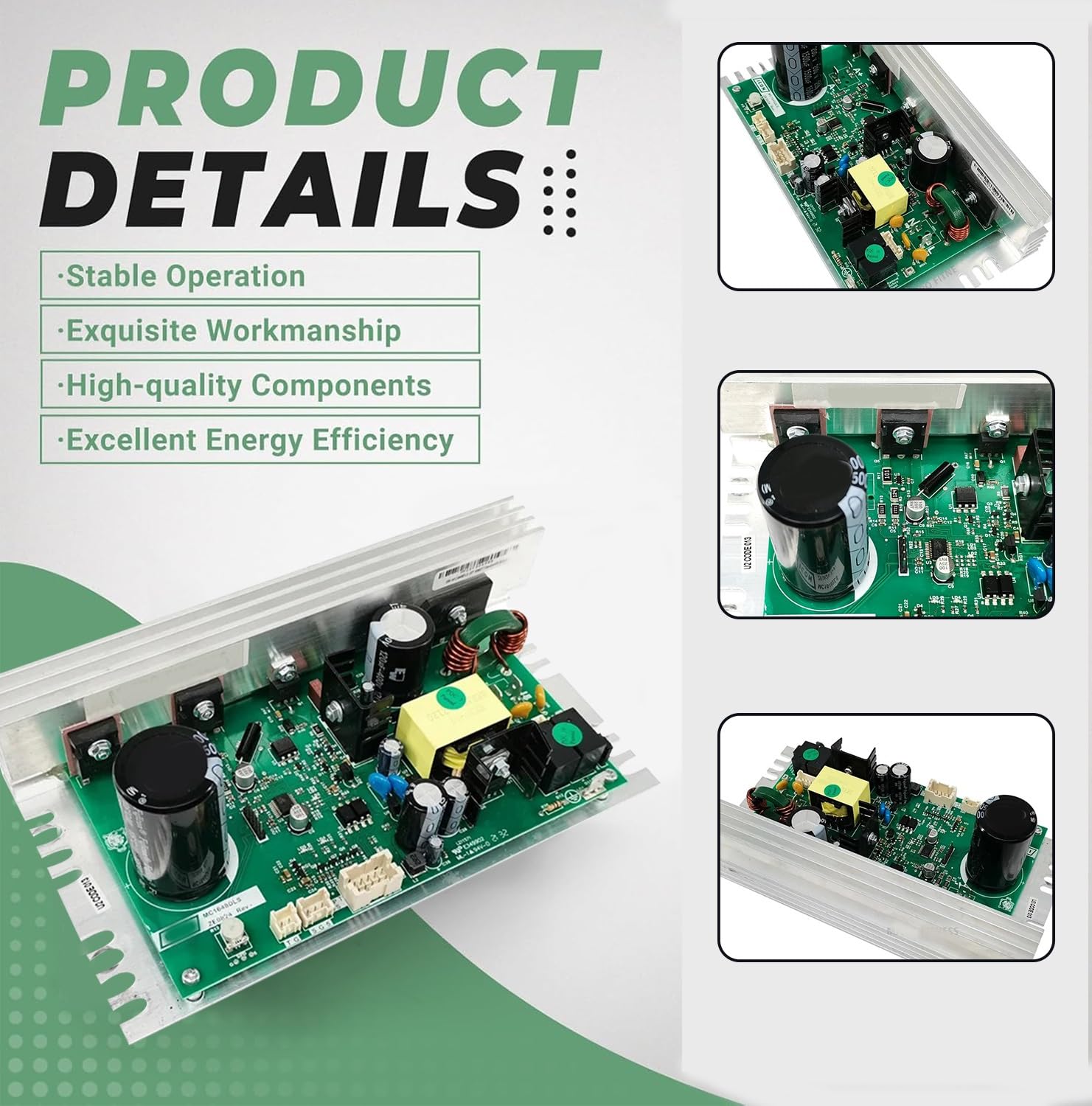 Contrôleur de Moteur de Tapis Roulant MC1648DLS 398056 MC1618DLS-TZ Compatible avec Icon, PROFORM et Nordic Track, Carte de Commande de Tapis Roulant U2CODE012 PCB(220-240V)