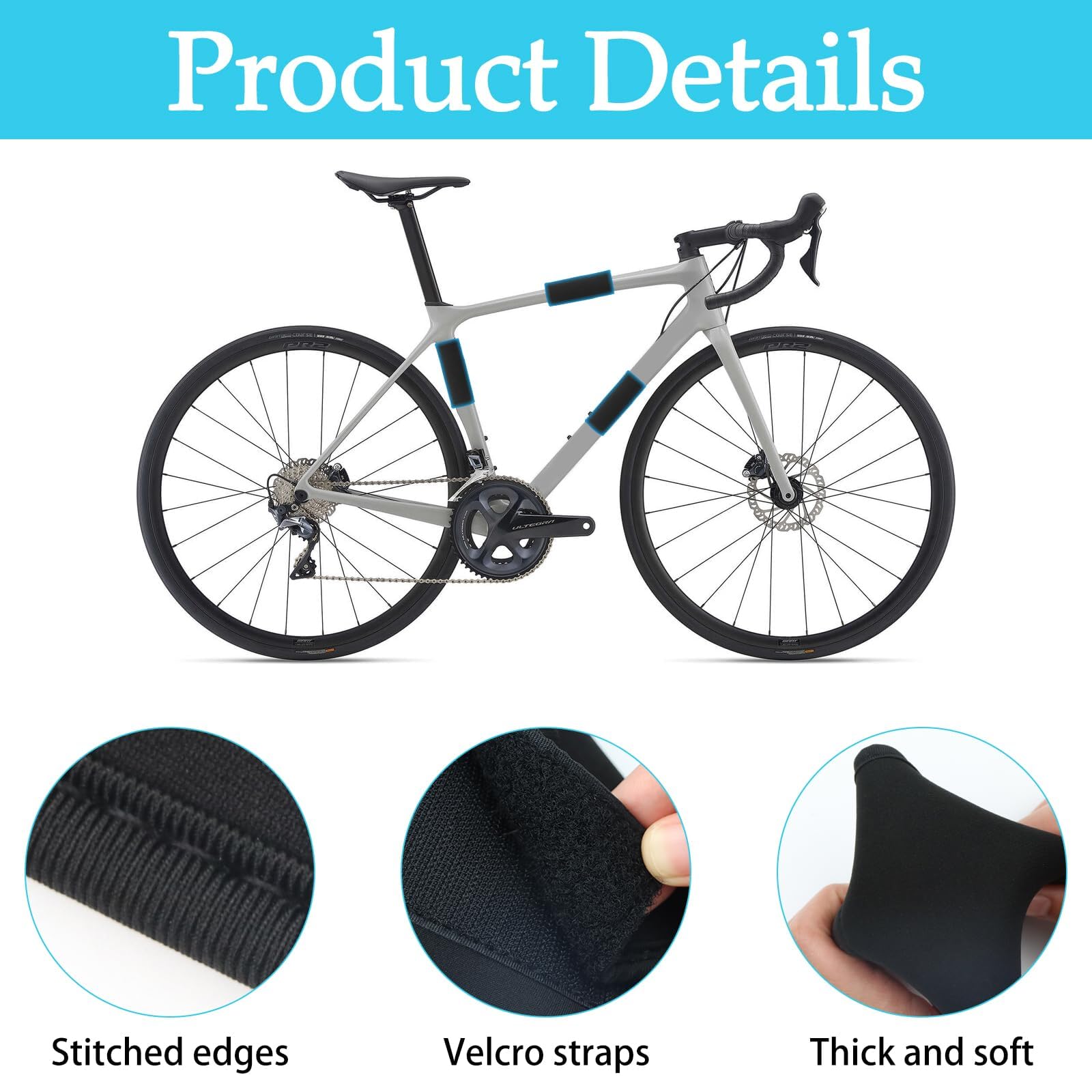 Batticatena Mtb Set Protezioni Neoprene Per Telaio Bici Anti