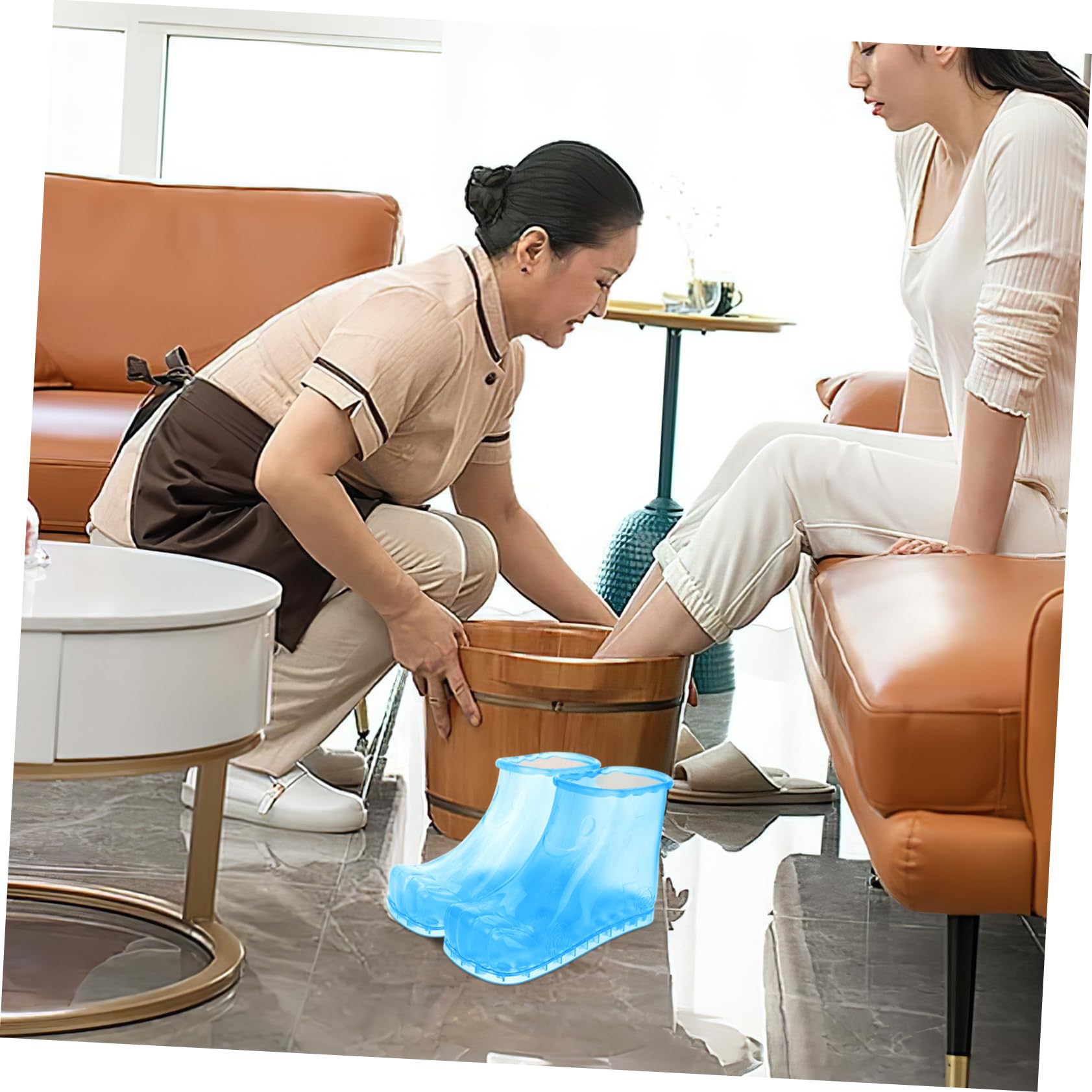 Zapatos Para Baño De Pies Botas De Pedicura De Material Para Remojo De Pies Casa Relajante y Cómodo
