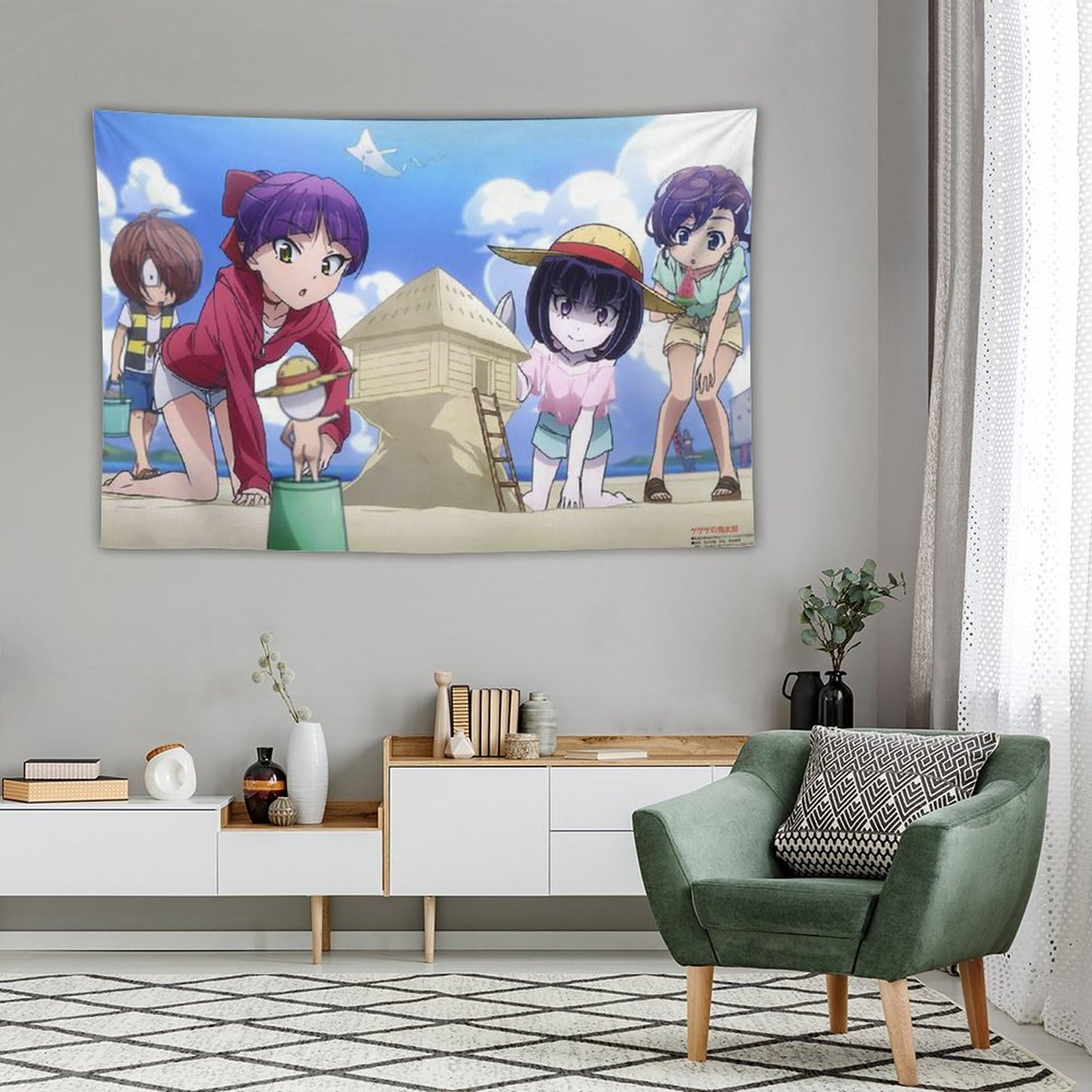 Amazon.co.jp: ゲゲゲの鬼太郎 (2) タペストリー 壁掛け絵