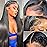 TTSMINS 13x6 Human Hair Glueless Lace Front Wigs Pre Plucked with Baby Hair 180 Density Straight HD Transparent Lace Frontal Wigs 22 Inch