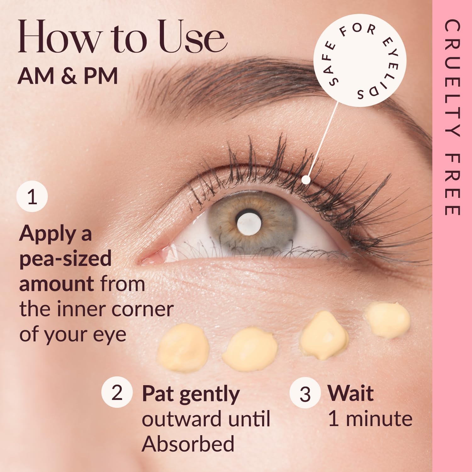 SKINWIT - Anti-Aging Eye Cream, EGF, Retinol, Hyaluronic Acid and Peptides for lines and Wrinkles, Caffeine and Hesperidin for Dark Circles & Puffiness - 0.67 Oz - Made in USA - Image 7