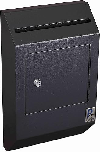 Miniatura 3 de Caja de seguridad Protex Drop Box (WDB-110) -Negro, resistente, bisagra de piano, sugerencias seguras, boletas, correo, dinero, cheques de alquiler