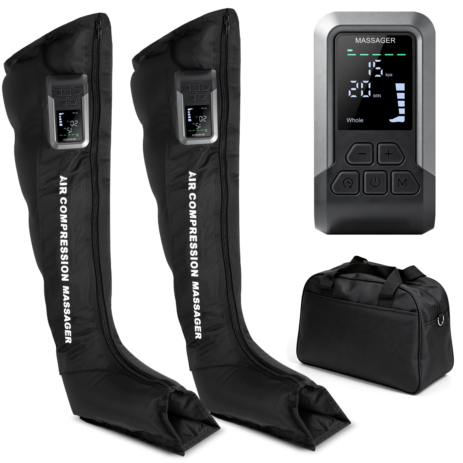 COOLWEST Massageur Jambes Compression, Circulation & Douleur (L)