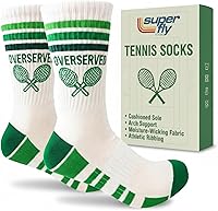 Vista 17 de Calcetines de rendimiento Super Fly Goods para hombres y mujeres, calcetines atléticos novedosos unisex para deportes, golf, tenis, pickleball, yoga