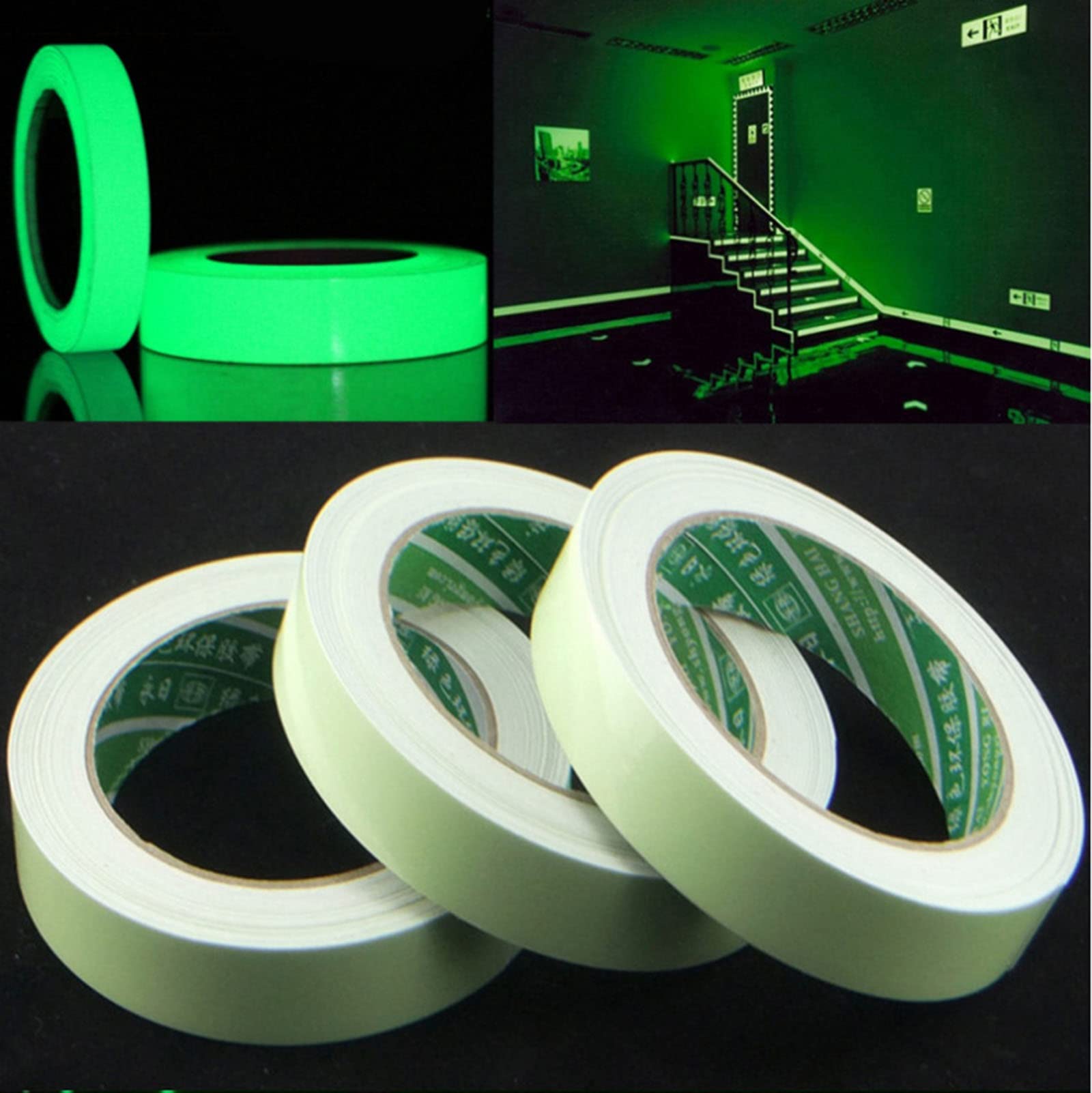 Anti-slip Grip Tape Gloeiend in Donker, Niet Slip Lijm Trapdraden, Hoge
