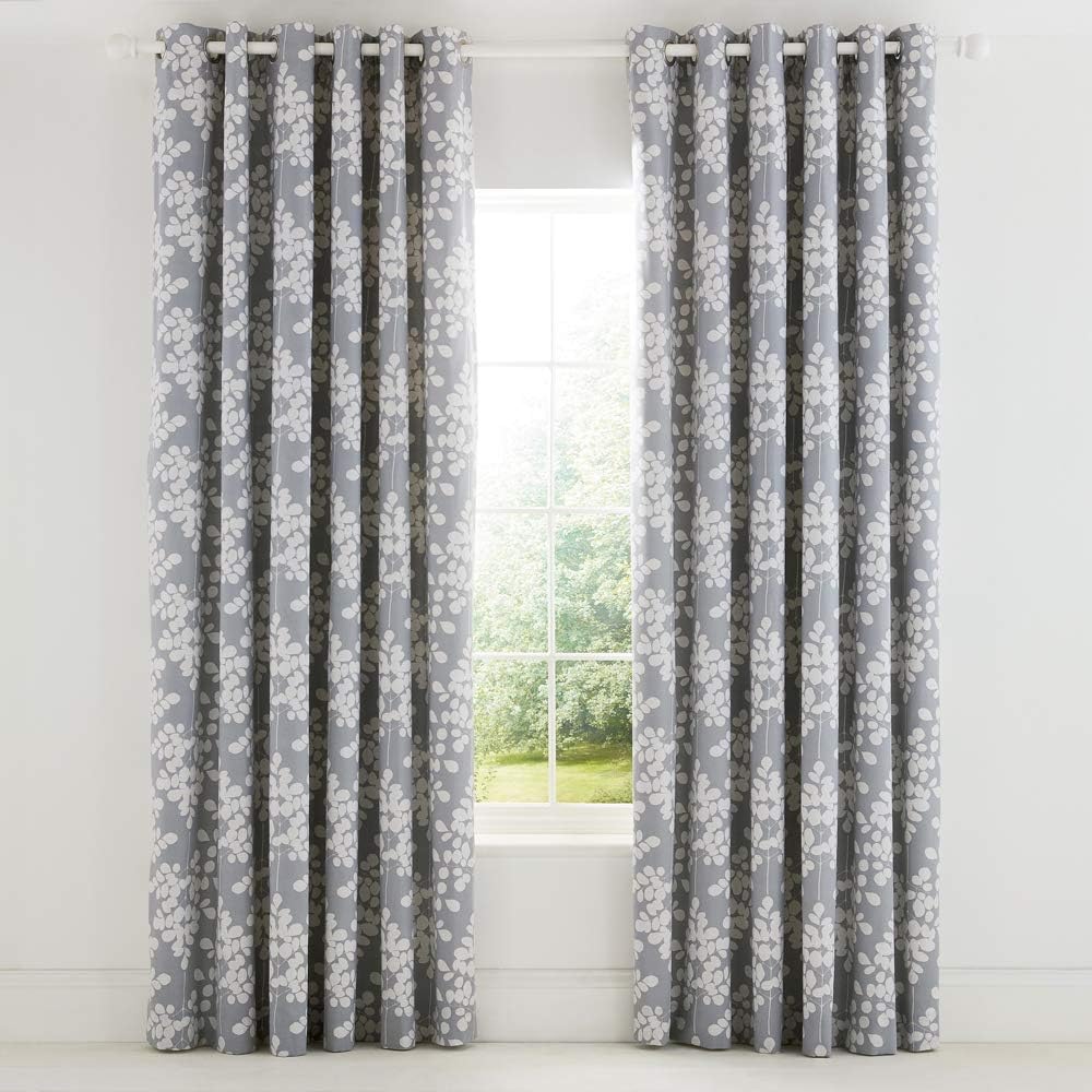 Clarissa HulseGinkgo Patchwork Curtains Soft Pink/Mustard, 167 x 183 cm