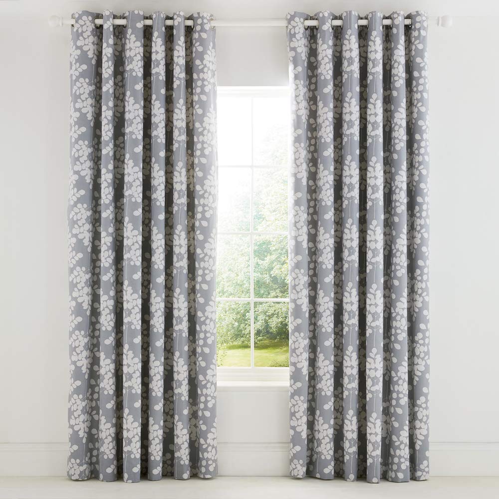 Clarissa HulseGinkgo Patchwork Curtains Soft Pink/Mustard, 167 x 183 cm