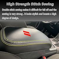 Vista 10 de Funda para reposabrazos de consola central, de piel, antiarañazos, protector de reposabrazos central, accesorios de decoración interior, compatible