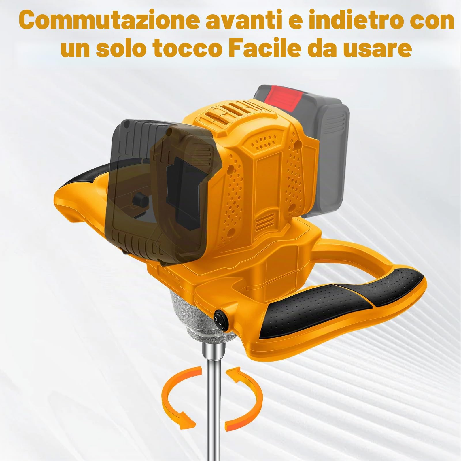 Agitatore a batteria per calcestruzzo per Dewalt 20V (senza batteria)