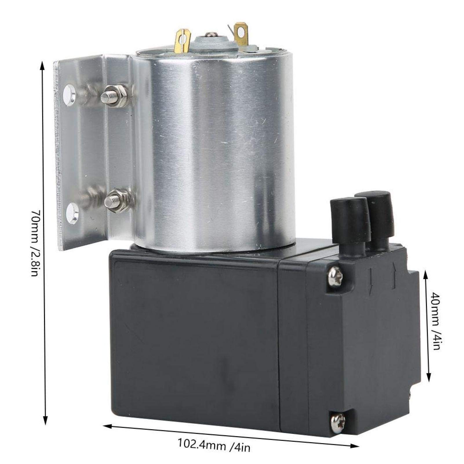 DC 12V/24V 15L/Min 200kpa Pompe à vide d'aspiration de pompage à dépression avec support(DC12V)