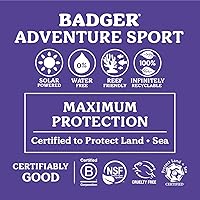 Vista 3 de Badger Protector Solar Mineral SPF 50 Protector Solar de Óxido de Zinc con 98% de Ingredientes Orgánicos, Seguro para Arrecifes, Amplio Espectro