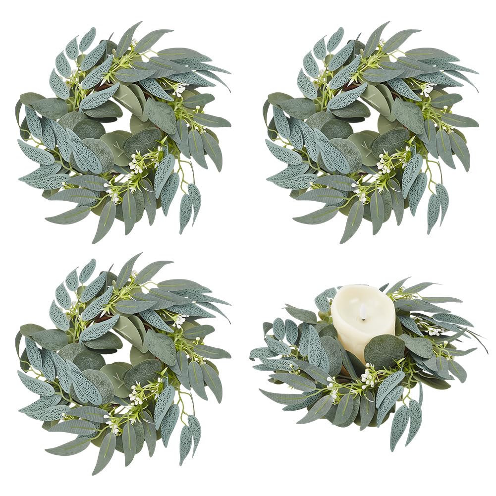 Couronnes de bougies bohèmes pour décorer un mariage ou une table de printemps