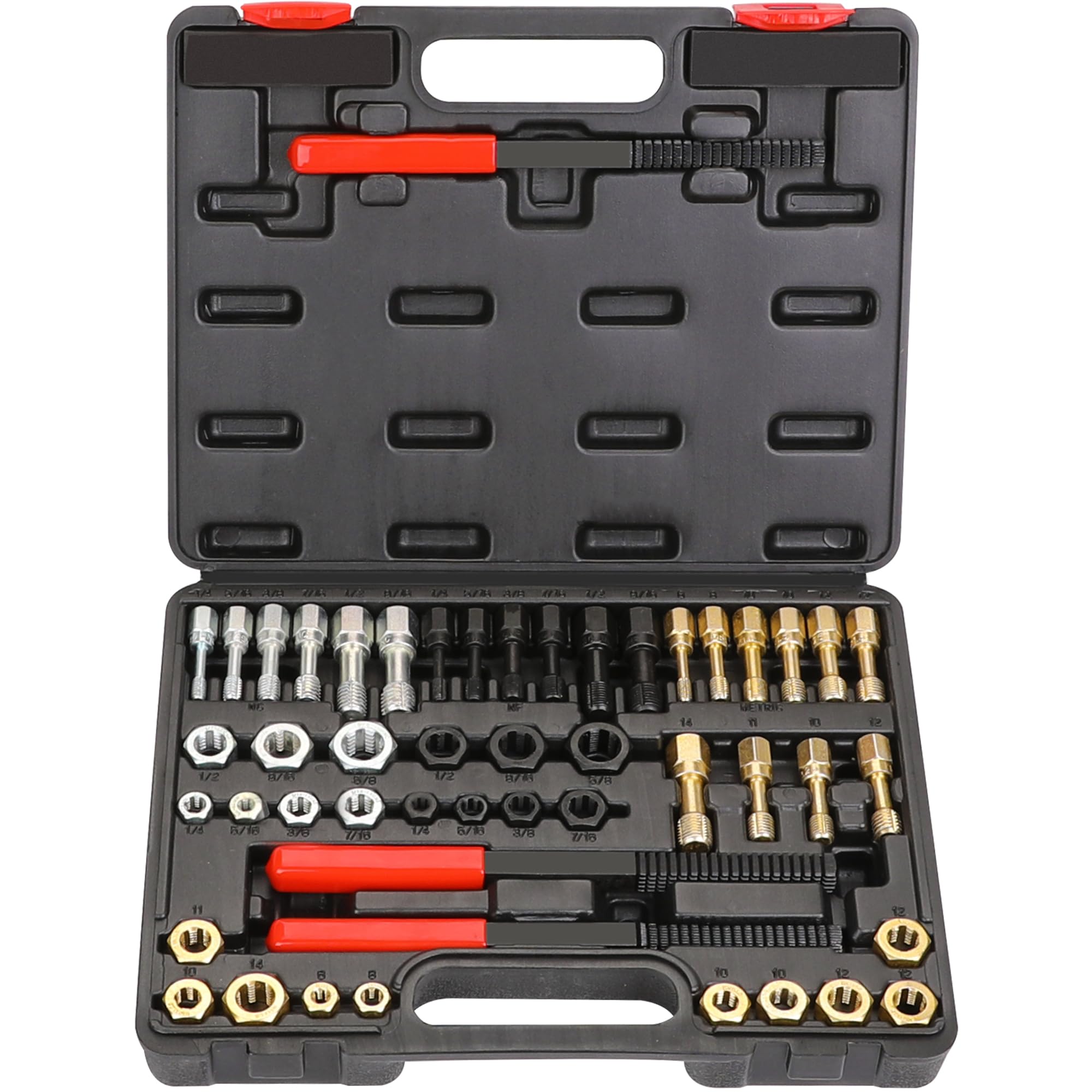 GOTOTOP Kit Riparazione Filettatura Candele 16 Pezzi - M14 X 1.25 Mm - Acciaio - Per Filettature Di Candele Di Accensione