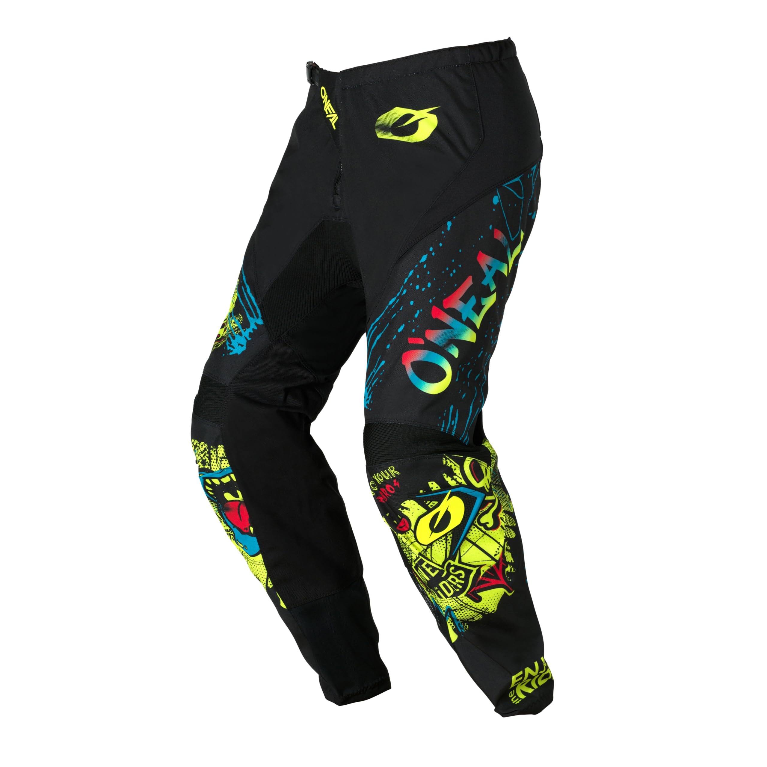 O'NEAL ELEMENT Youth Pants RANCID schwarz/neon gelb/Größe 24 (8/10)