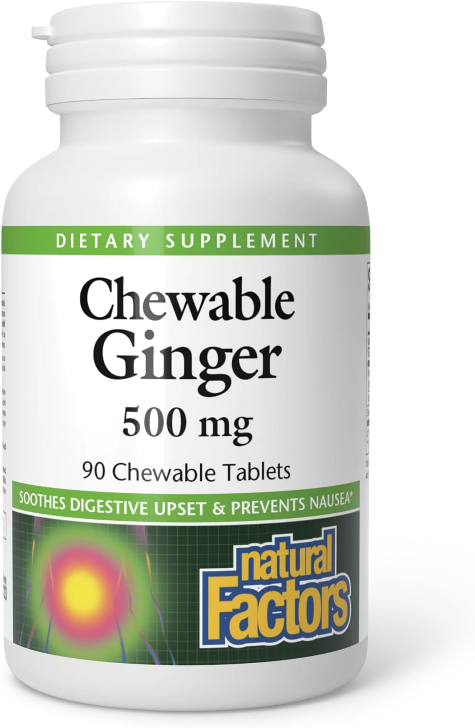 - Chewable Ginger 500Mg, 90 CT