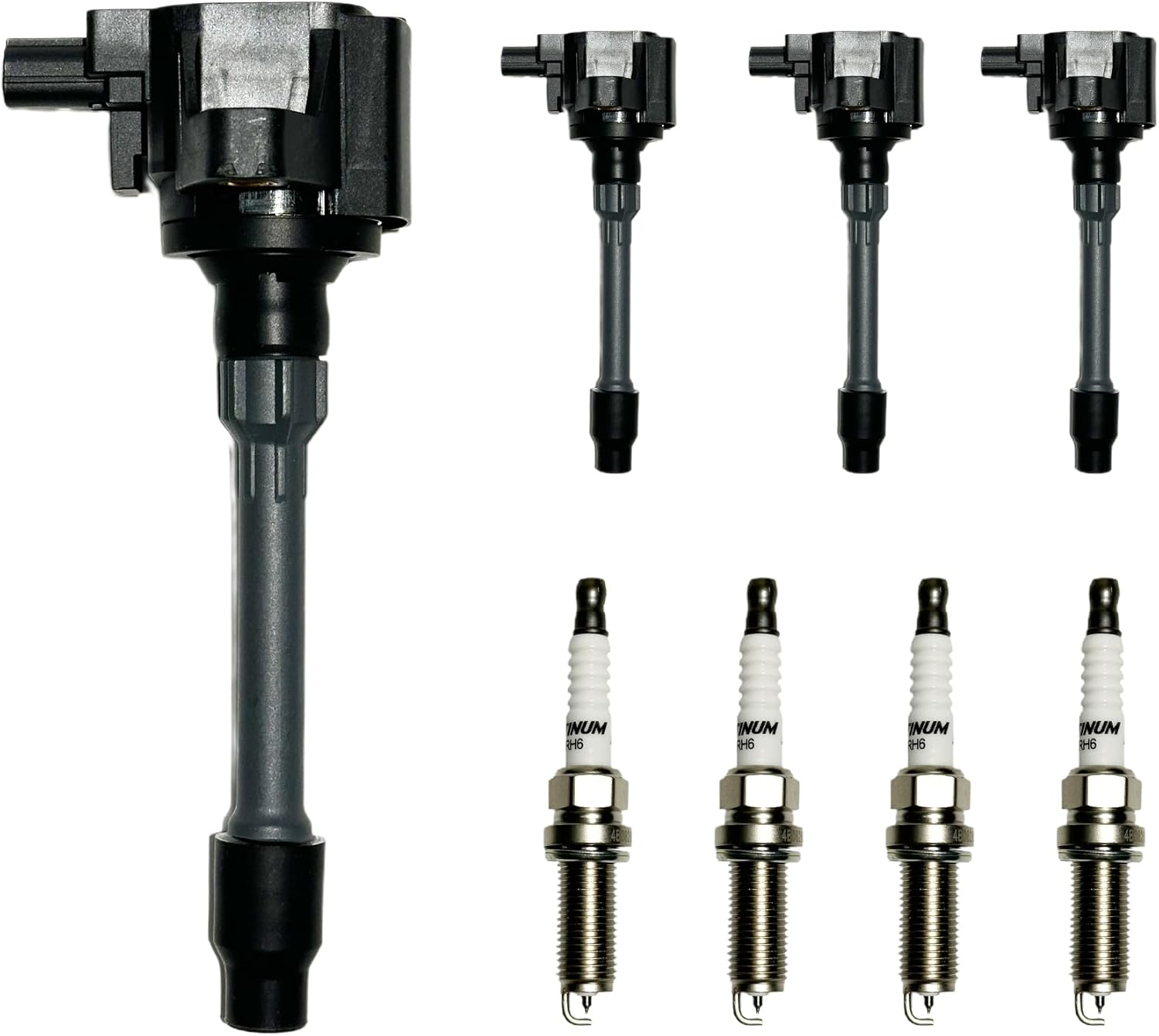 PLA05 Ignition Coils Pack with Spark Plugs for HONDA CR-V 1.5T 2017-2025, CR-V 2.0 Hybrid 2020-2025, CIVIC 1.5T 2016-2025, CIVIC 2.0 2021-2025, ACCORD 2018-2025 etc, OE# 30520-59B-013, 30520-59B-023