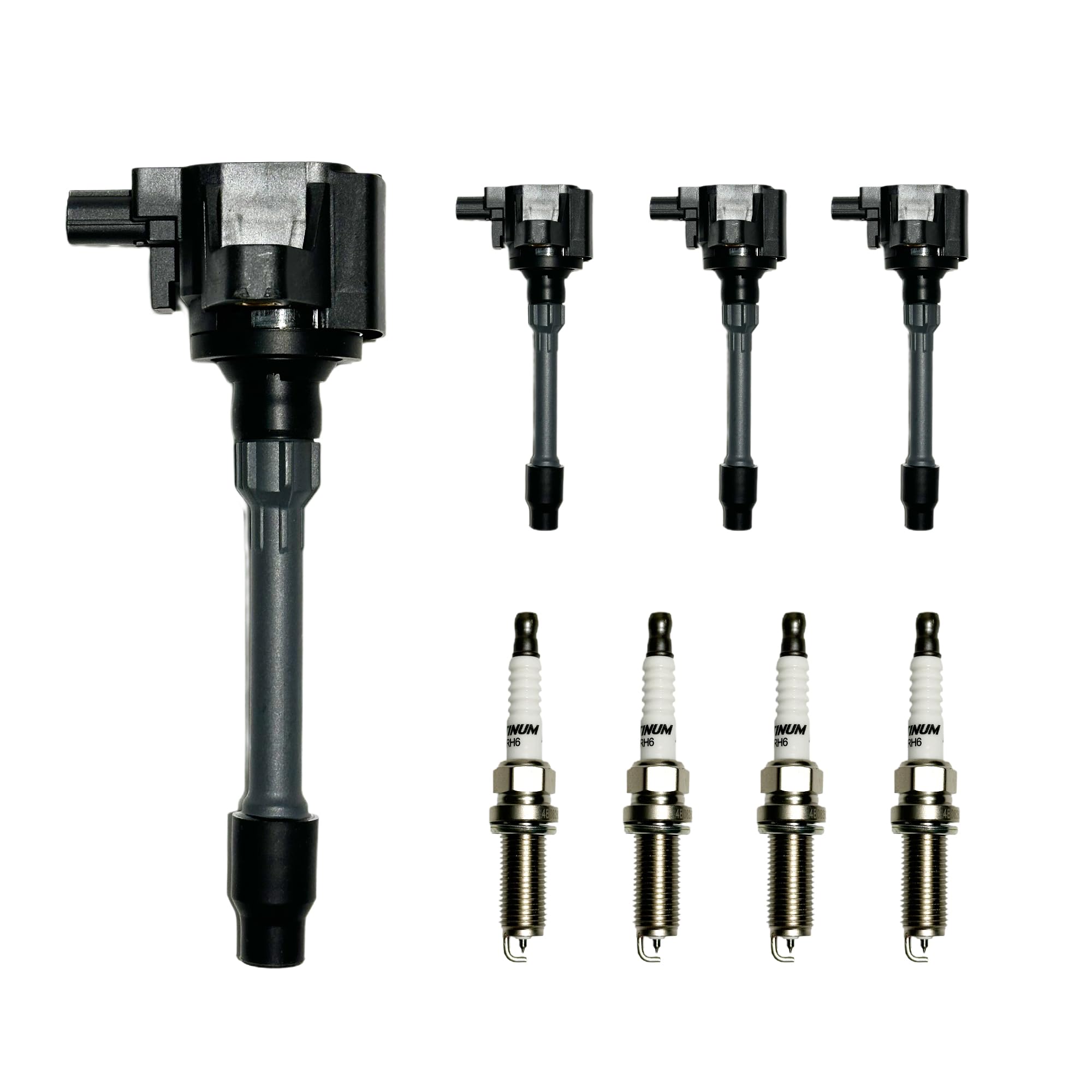 PLA05 Ignition Coil Packs and Spark Plugs for Turbo Models for HONDA CR-V 1.5T 2017-2025, CIVIC 1.5T 2016-2025, CIVIC 2.0 Turbo 2021-2025, ACCORD 1.5 T 2018-2025 etc, OE# 30520-59B-013, 30520-59B-023
