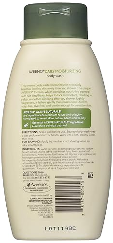 Miniatura 2 de Aveeno Active Naturals - Jabón corporal hidratante diario, 12 onzas líquidas