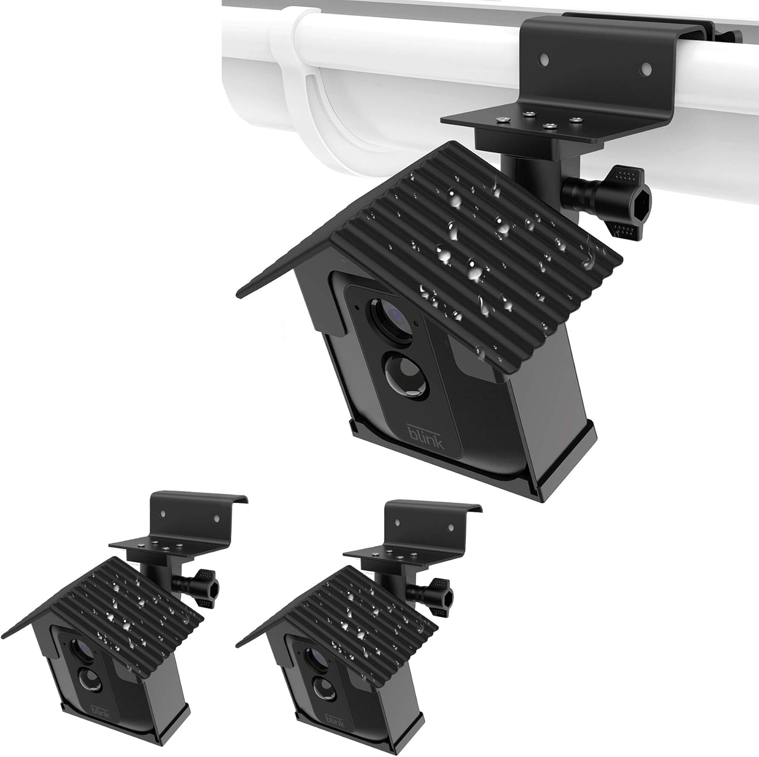 2PACK Blink XT2 Weatherproof Gutter Mount, Birdhouse housing+ Gutter ...