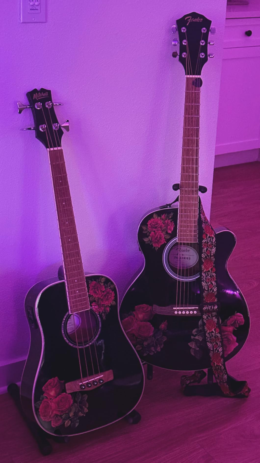 Autocollants Tête De Guitare PLIGREAT Lot 2 Phoenix Totem - Stickers Amovibles Pour Guitare Acoustique Et Basse