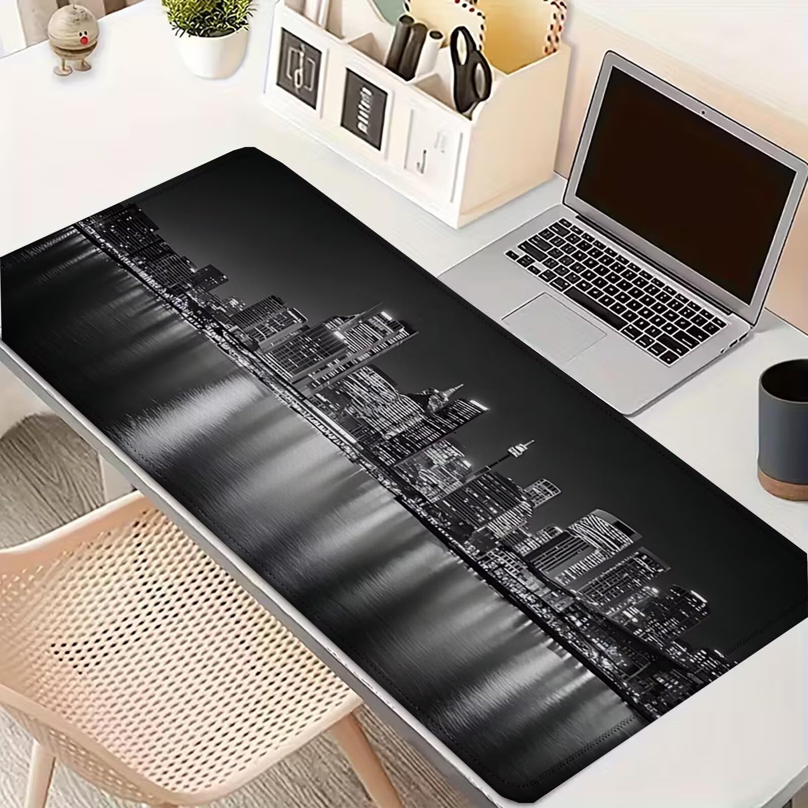 Tappetino Mouse 900x450mm | Superficie Ultra-Liscia, grigio 0-z368