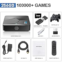Vista 7 de Kinhank Super Console X2 Retro Video Game Console with 100,000+Games,EmuElec 4.5&Android TV 9.0 Dual System,4K HD Emulator Console,Game Consoles