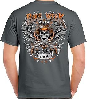 Biker Life Clothing 2025 Bike Week Daytona Beach Cowboy Guns T-Shirt