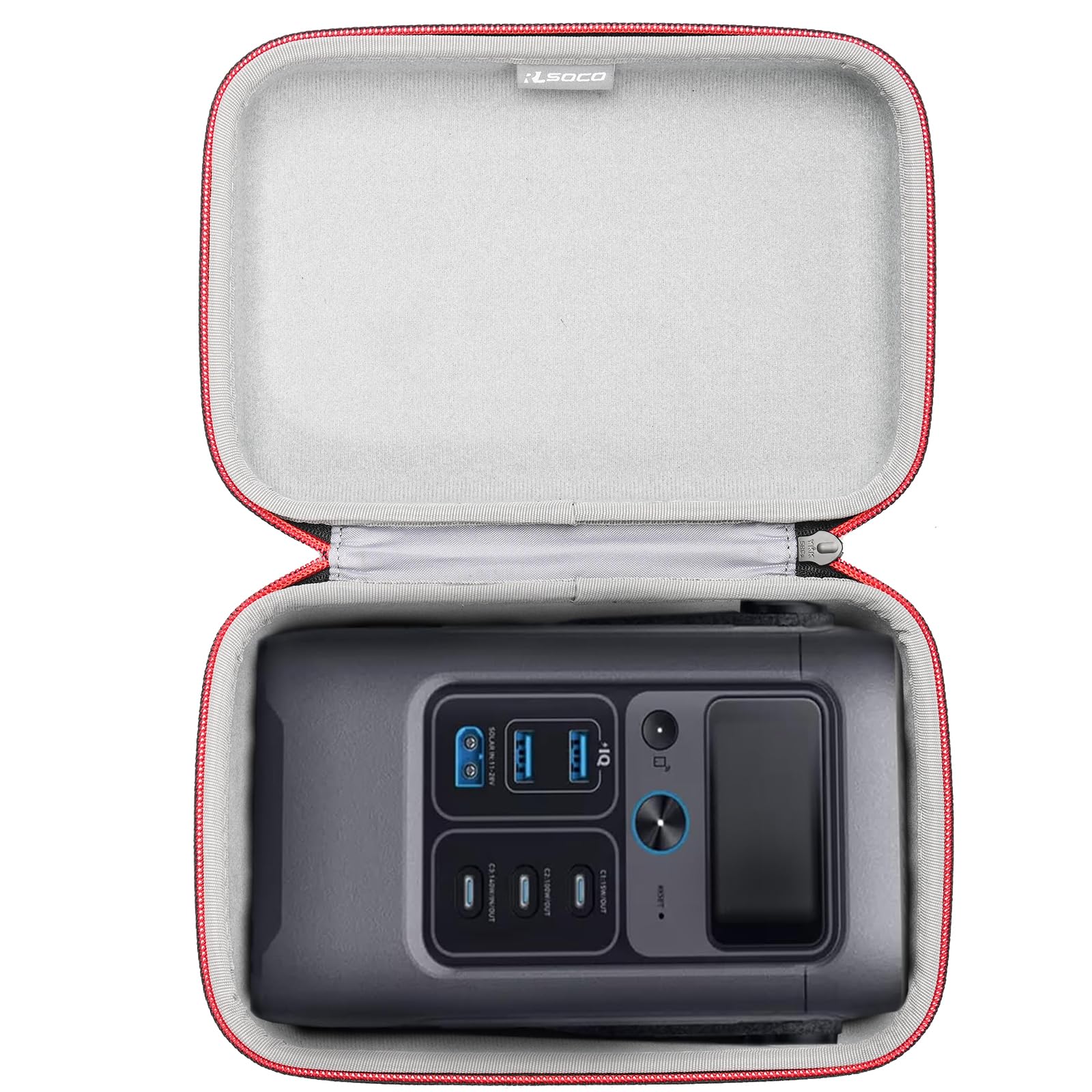 RLSOCO Carrying Case for Anker SOLIX C200 DC Power Bank Station 60,000mAh 200W Solar Generator (Case Only)