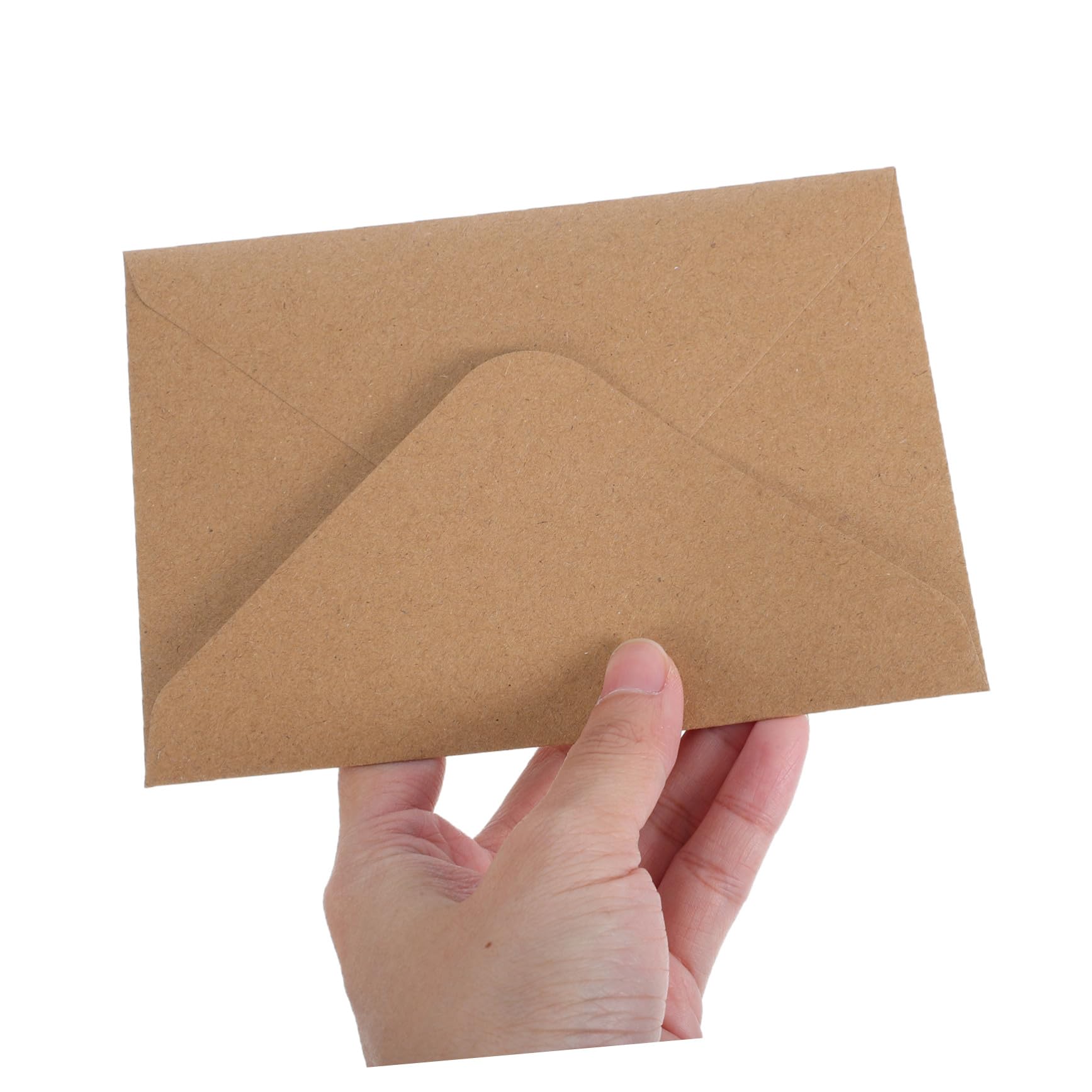 120stücke Diy-klappkarten Set Braune Postkarten Mit Umschlägen Kraftpapier Einladungskarten Zum Öffnen Wenn Notizkarten Für Hochzeitseinladungen Und Notizen