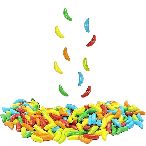 Miniatura 2 de Bananarama Banana Candy Runts, golosinas duras, certificado Kosher, bolsa de fiesta de tamaño familiar (Multicolor Banana Runts, 1 libra)
