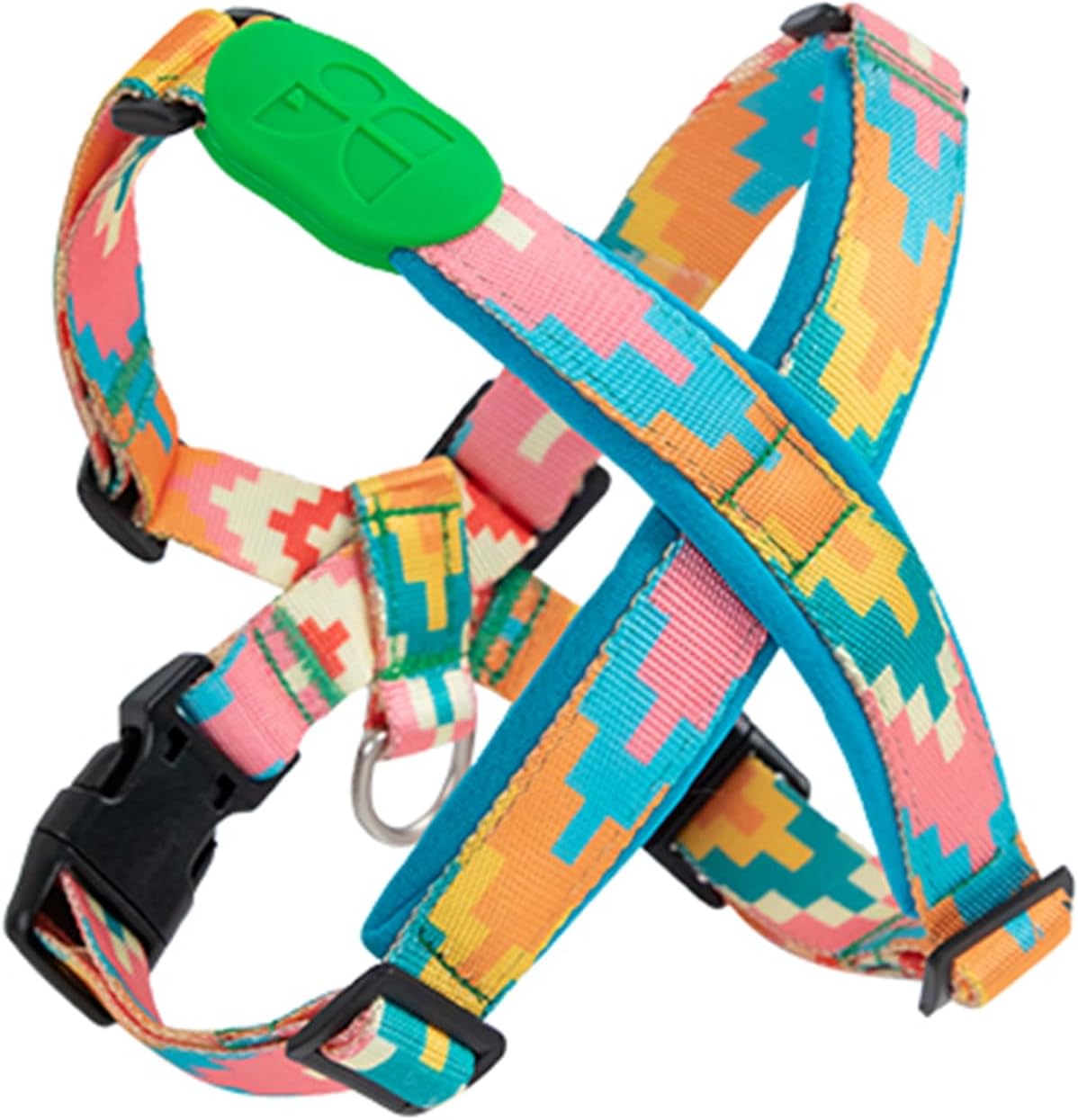 X Shape Air Mesh Dog Harness - Trachea Protection, HAUTICO X MOCHAAAA (Florida, Small)