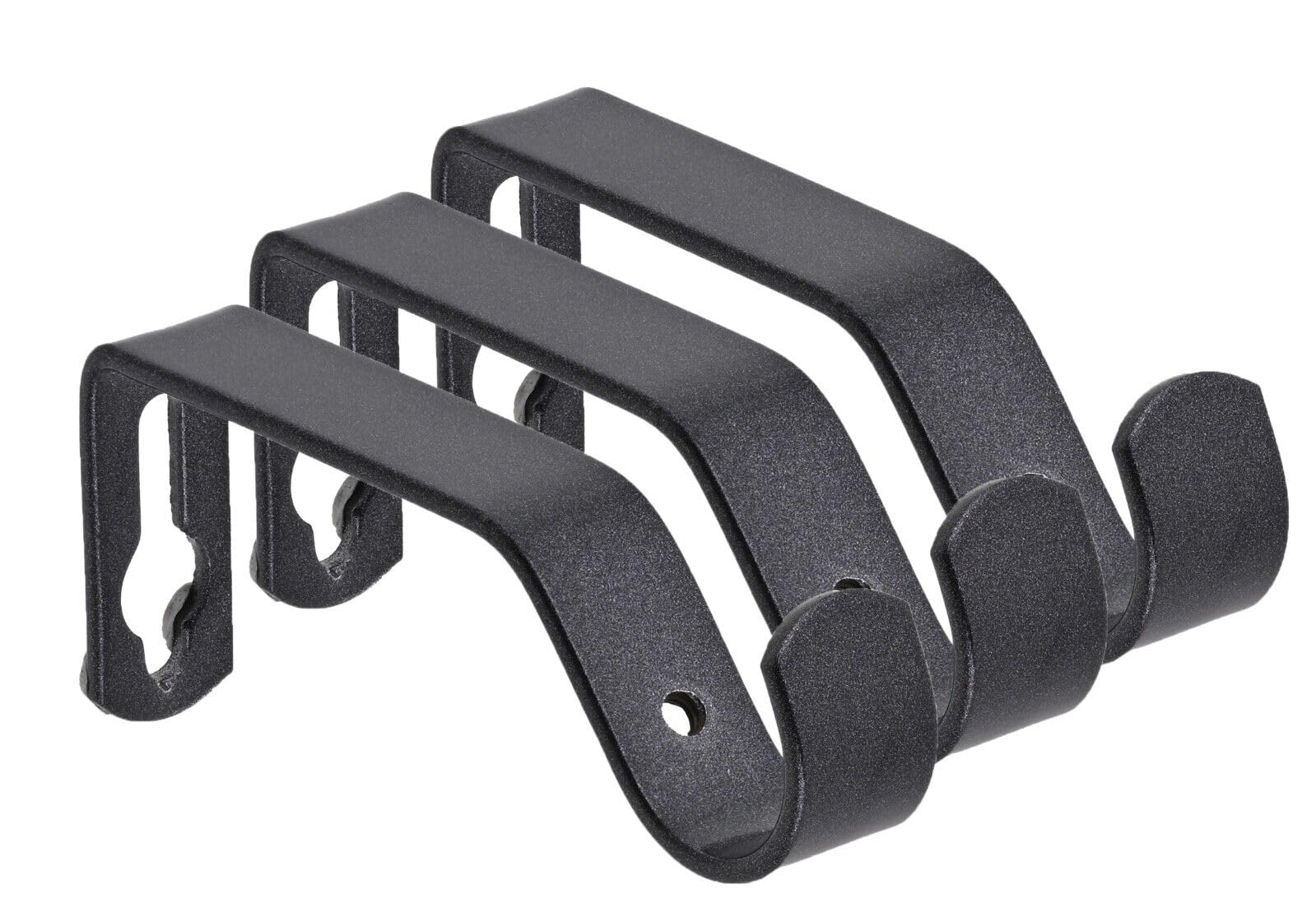 Lister Cartwright Gun Metal(Metal Bracket) 19Mm Curtain Pole Brackets With Adjustable Screwsplastic Finish (Pack Of 3)