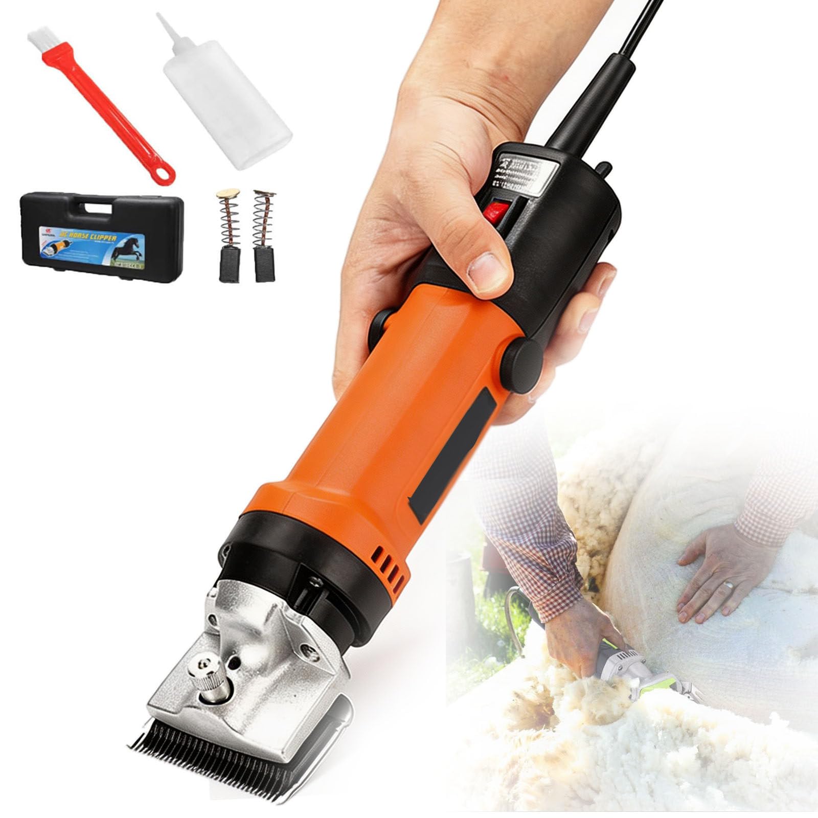 Tosatrice Elettrica 690W per Pecore Cavalli Animali Fattoria