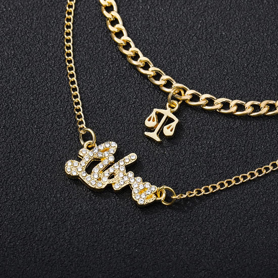 Layered Astrological Necklace for Plated Jewellery