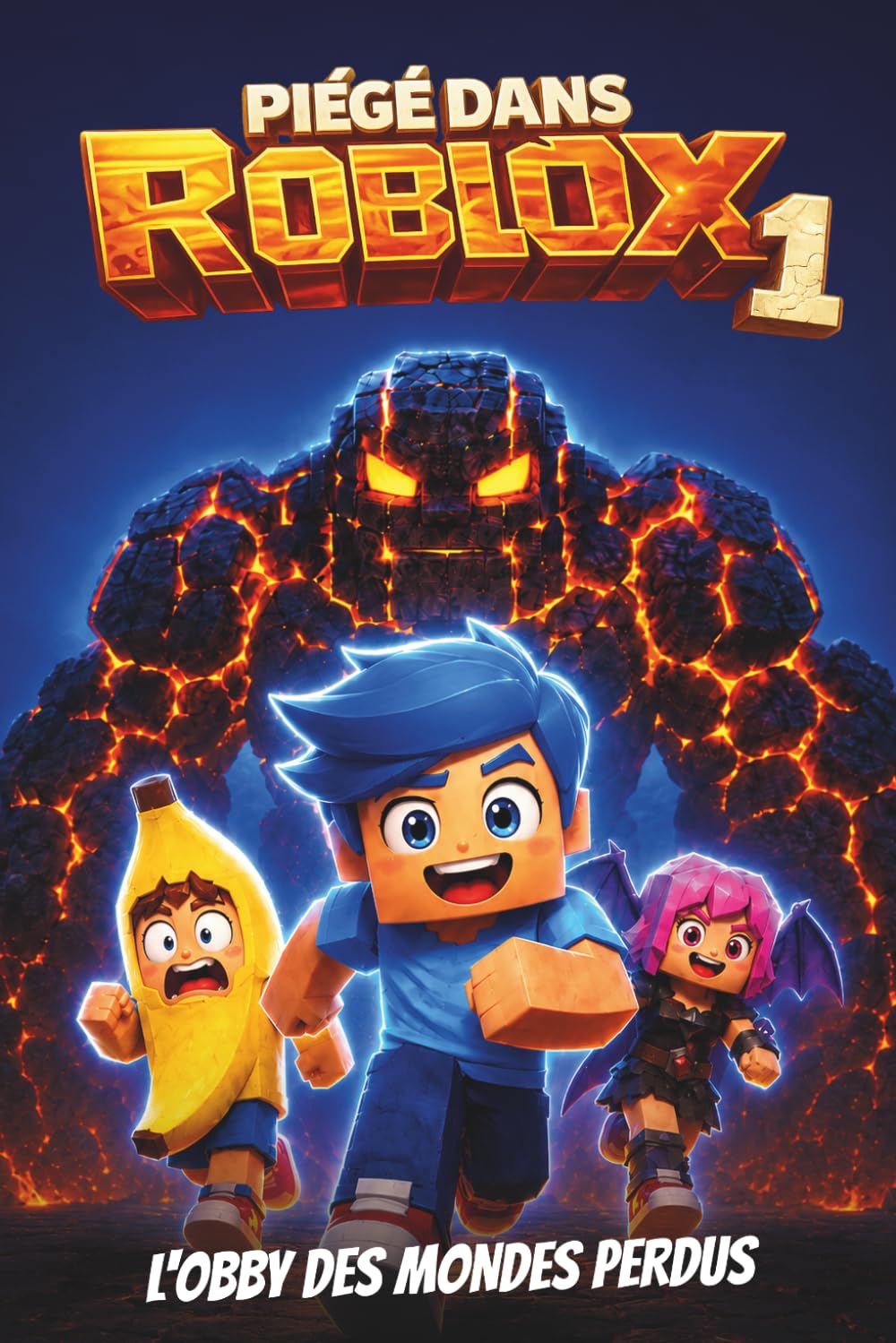 PIÉGÉ DANS ROBLOX: L'obby des mondes perdus. Roman jeunesse illustré en couleurs. Un cadeau pour filles et garçons de 8 à 12 ans fans de jeux vidéo et de science-fiction. Fiction Roblox non officielle