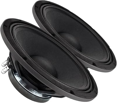 Pair Faital Pro 12PR310 12" High Output Woofer Midrange Speaker 8 ohm 600W 99dB