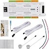 32 Channel Dimming Automatic Stairway Ladder Step System, LED Motion Sensor Light Controller Kit, DC12-24V Speed Brightness Adjustable Stair Controller