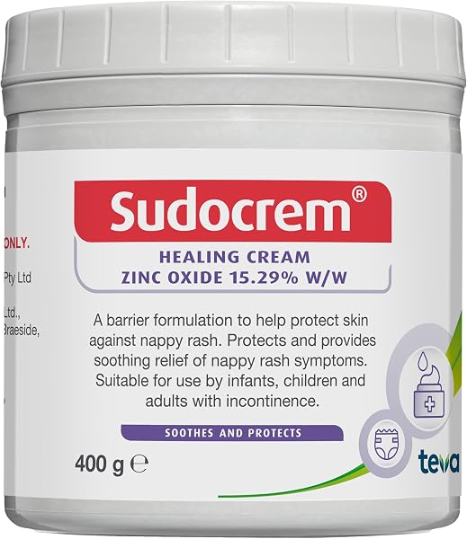 SUDOCREM - Healing Cream ; Soothes and Protects against Nappy Rash ; 400g - 1