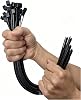 Thick Cable Ties Heavy Duty 100 Pack, 400mm x 4.8mm Strong Large Zip Ties Black with 22kg Tensile Strength Extra Long Wire Ties Wraps for Awnings Water Pipes Plant Fence