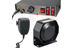 BooYu 12V Emergency Siren and PA System