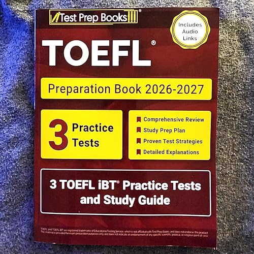 Amazon | TOEFL Preparation Book 2026-2027: 3 TOEFL iBT Practice